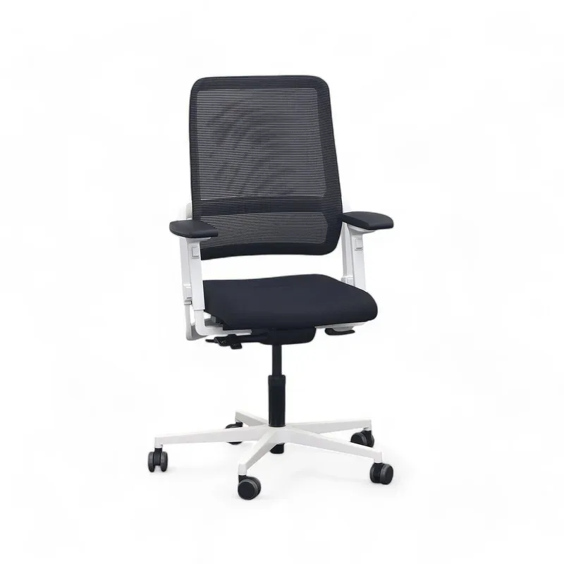 Office chair SitagXilium Mesh swissmade with 4D armrests, Black, New, Ergonomic chair - ideal for flexible working
