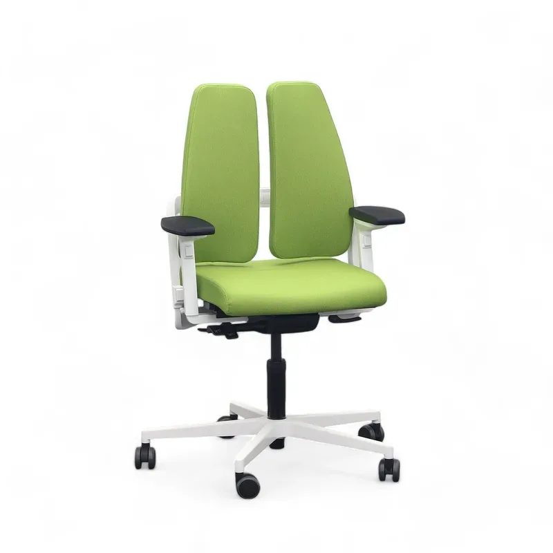 Office chair SitagXilium DuoBack swissmade ergonomic with 4D armrests, Green, New, Ergonomic chair - ideal for flexible working