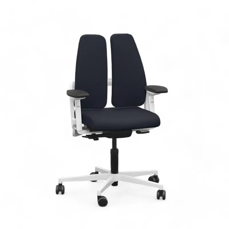 Office chair SitagXilium DuoBack swissmade ergonomic with 4D armrests, Black, New, Ergonomic chair - ideal for flexible working