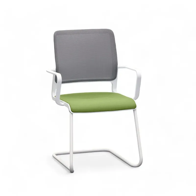 Cantilever Sitag SitagXilium Green with fixed armrests, Free swinging, New - Perfect for visitors and guests
