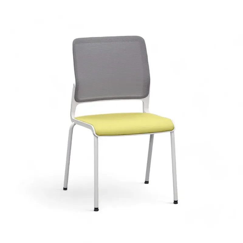 4-legged chairs Sitag SitagXilium Mesh Yellow without armrests, New - Perfect for office and reception