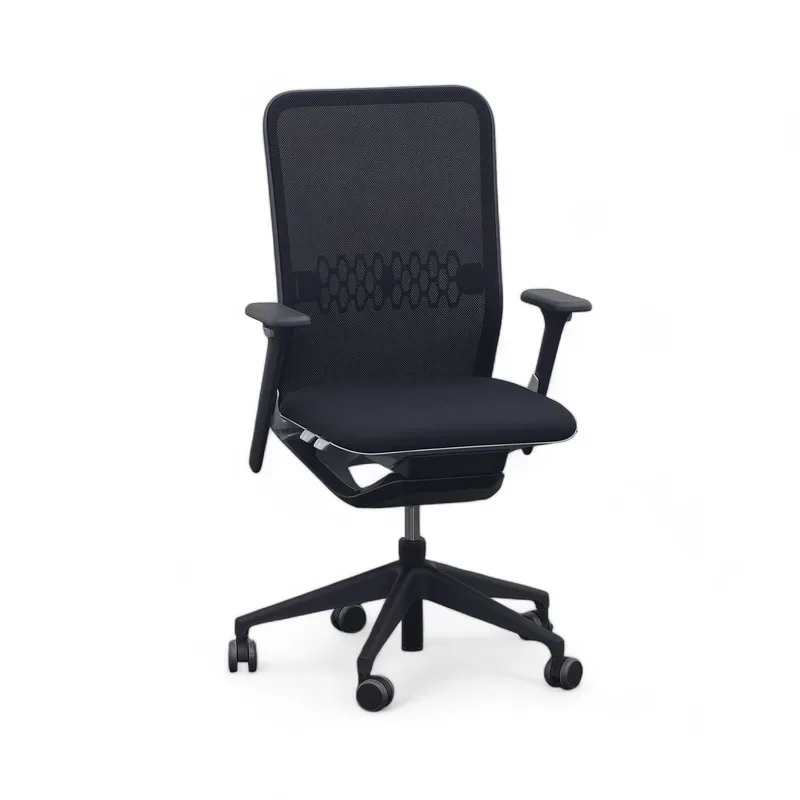 Office swivel chair Sitag SitagTeam Mesh with 2D armrests, Black, New, Ergonomic chair - ideal for flexible working