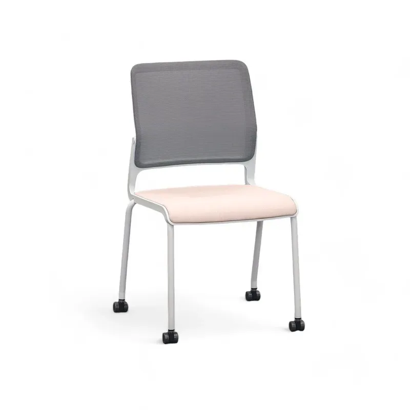 4-leg chairs Sitag SitagXilium Mesh Pink without armrests, New - Perfect for office and reception