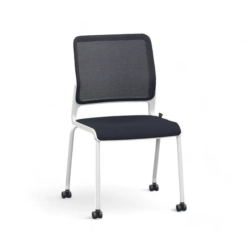 4-leg chairs Sitag SitagXilium Mesh Black without armrests, New - Perfect for office and reception
