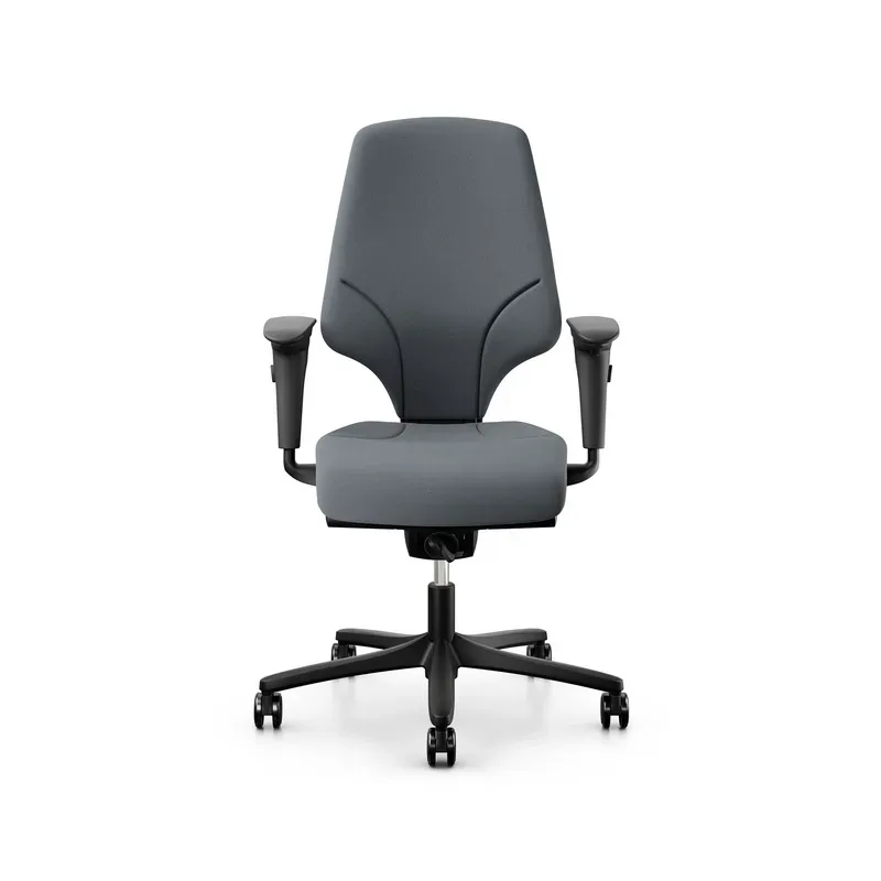 Office swivel chair Giroflex 64-3578 with 4D armrests, Gray/Black, New, Ergonomic chair - ideal for flexible working