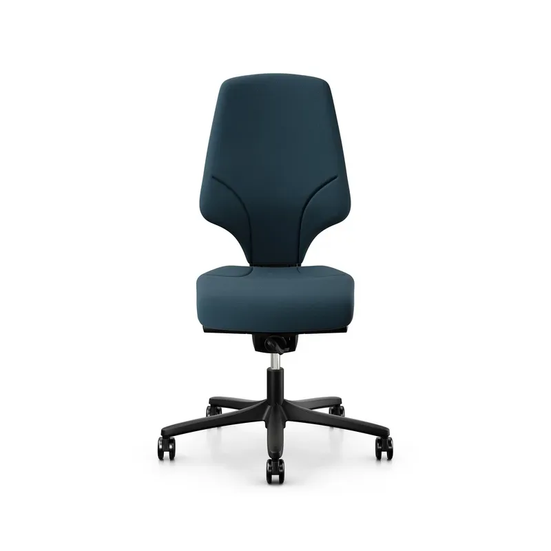 Office swivel chair Giroflex 64-3578 without armrests, Blue/Black, New, Ergonomic chair - ideal for flexible working