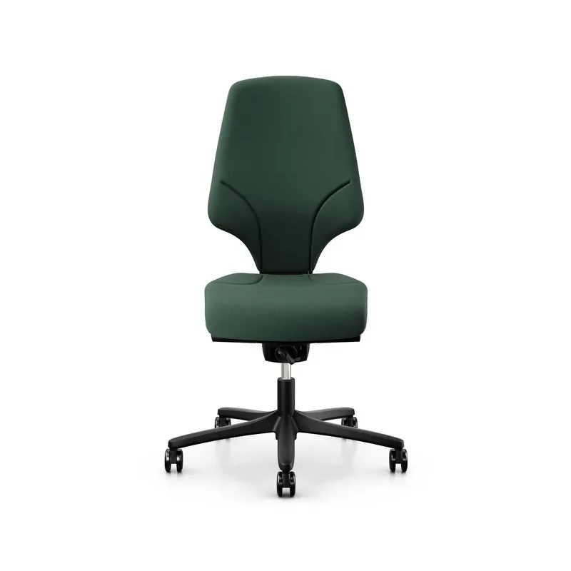 Office swivel chair Giroflex 64-3578 without armrests, Dark green/Black, New, Ergonomic chair - ideal for flexible working