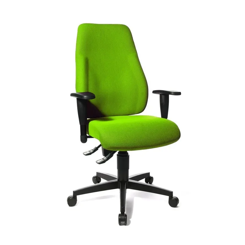 Office swivel chair Topstar Lady Sitness with 3D armrests, Green, New, Ergonomic chair - ideal for flexible working