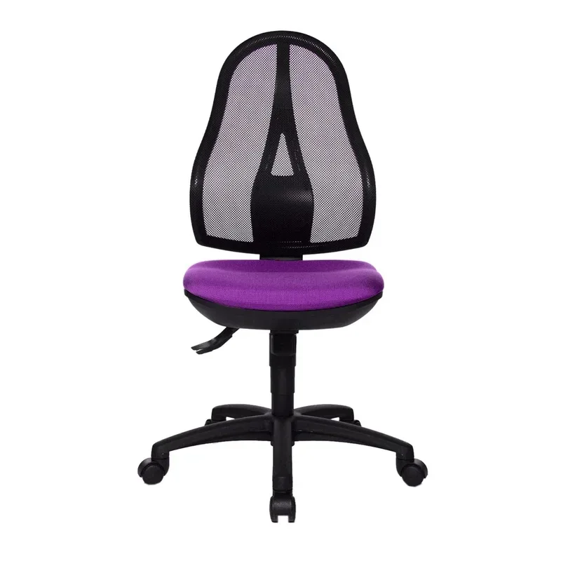 Topstar Open Point SY office swivel chair without armrests, Purple, New, Ergonomic chair - ideal for flexible working