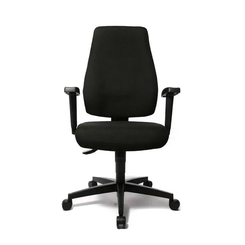 Office chair Topstar Sydney Pro with 1D armrests, Black/Black, New, Ergonomic chair - ideal for flexible working
