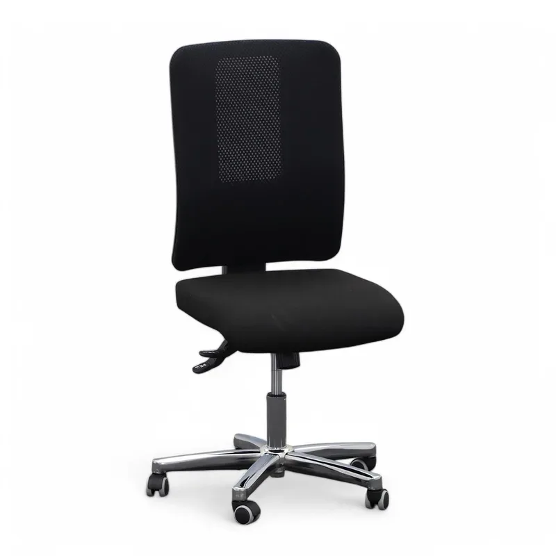 Office swivel chair Topstar Open X N without armrests, Black, New, Ergonomic chair - ideal for flexible working