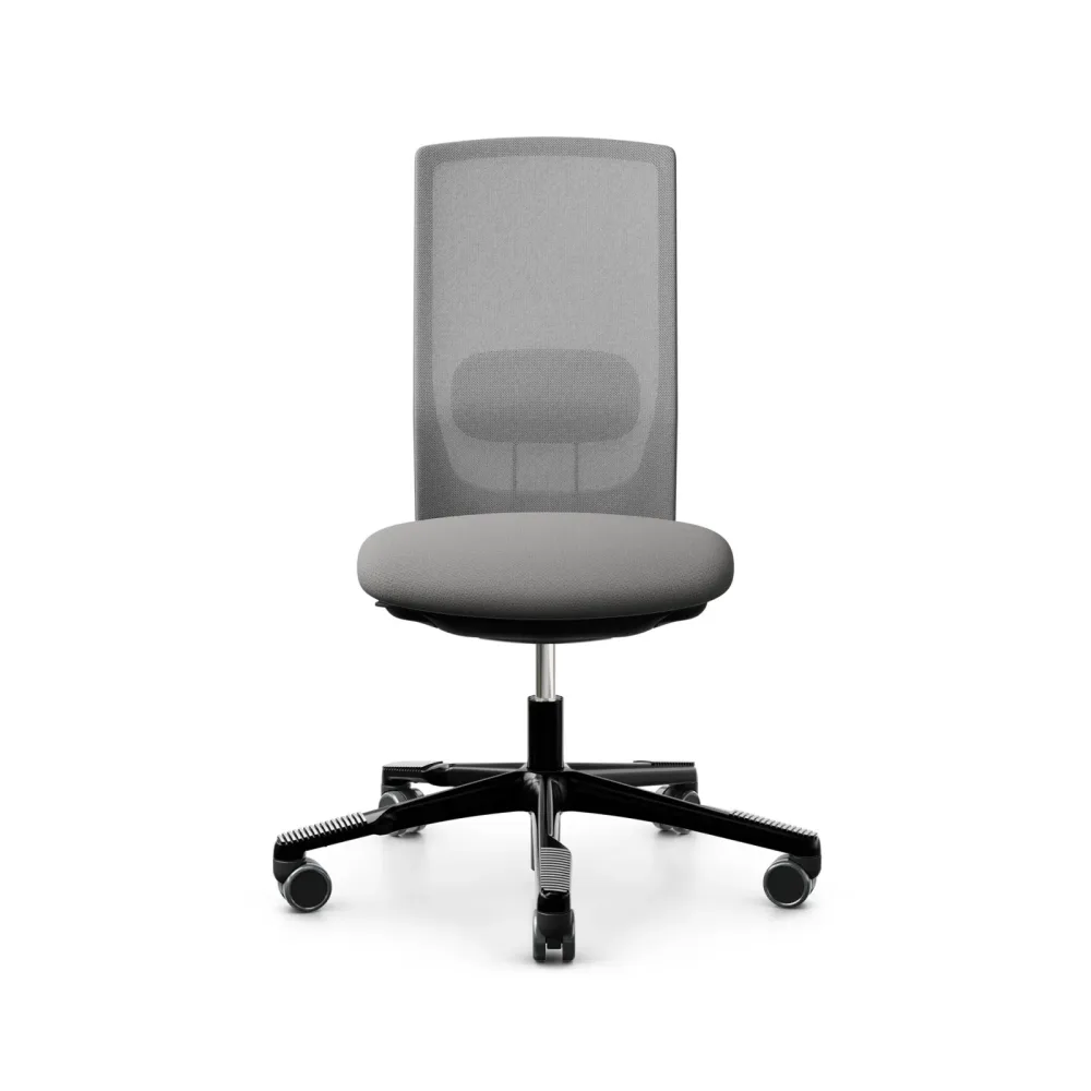Bürodrehstuhl HAG Futu Mesh 1100-S ohne Armlehnen, Grau, Neu, Ergonomischer Stuhl - ideal für flexibles Arbeiten