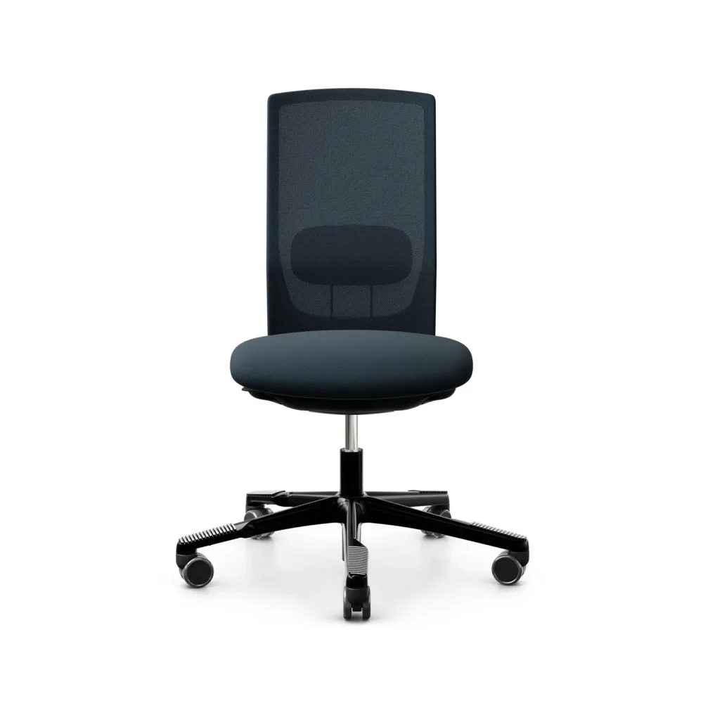 Bürodrehstuhl HAG Futu Mesh 1100-S ohne Armlehnen, Dunkelblau, Neu, Ergonomischer Stuhl - ideal für flexibles Arbeiten