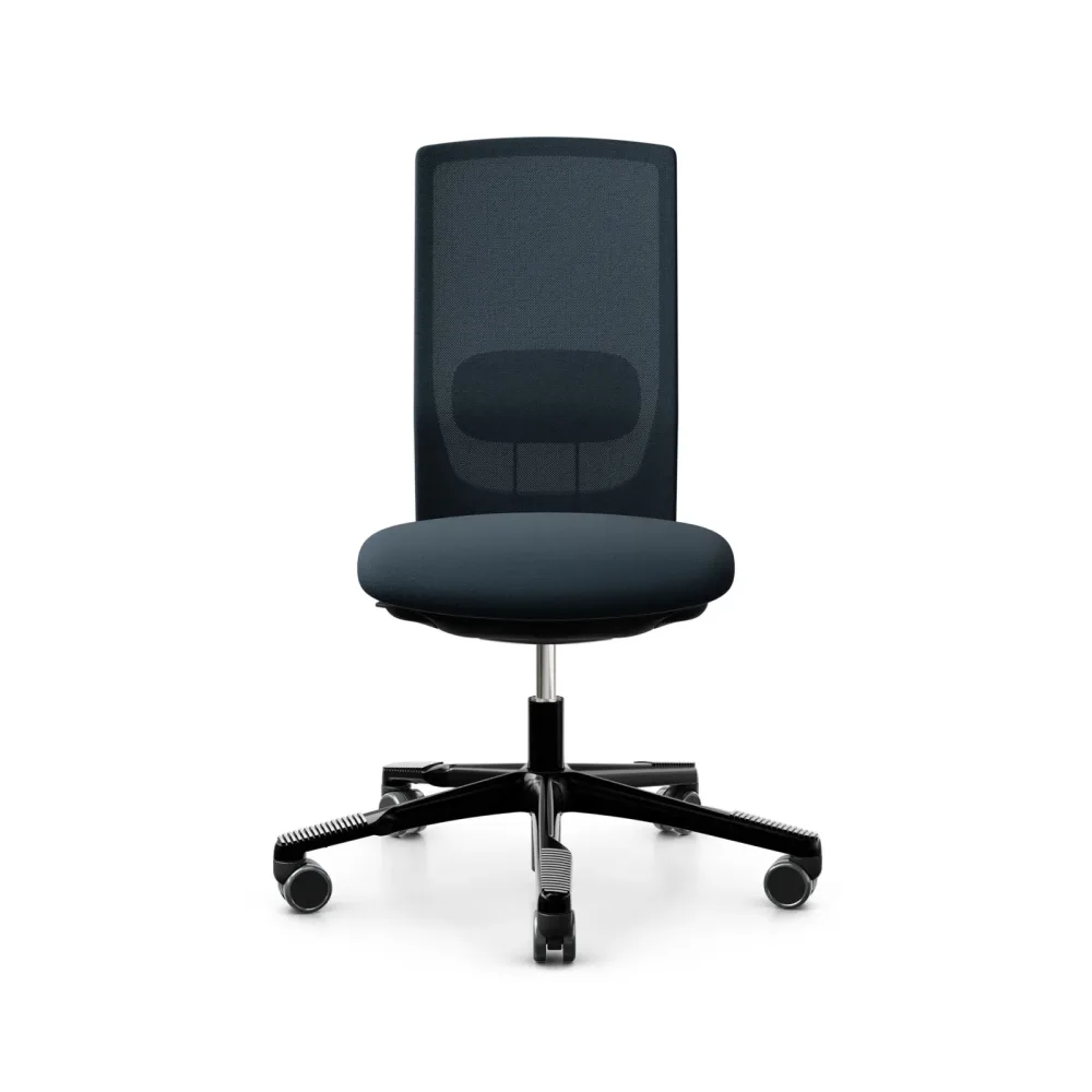 Bürodrehstuhl HAG Futu Mesh 1100-S ohne Armlehnen, Dunkelblau, Neu, Ergonomischer Stuhl - ideal für flexibles Arbeiten