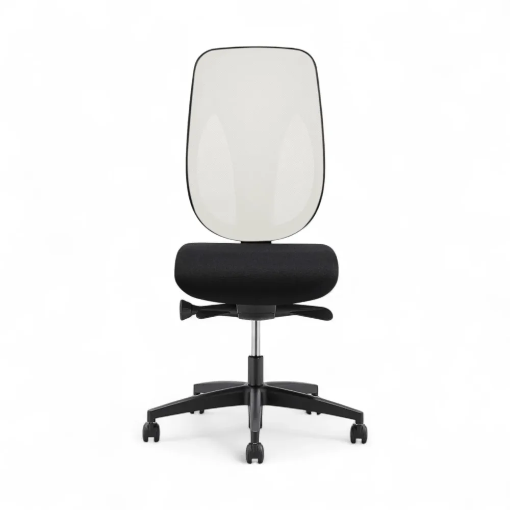 Bürostuhl Giroflex 353-4029 ohne Kopfstütze & ohne Armlehnen Weiss/Schwarz, Neu, Ergonomischer Stuhl - ideal für flexibles Arbeiten