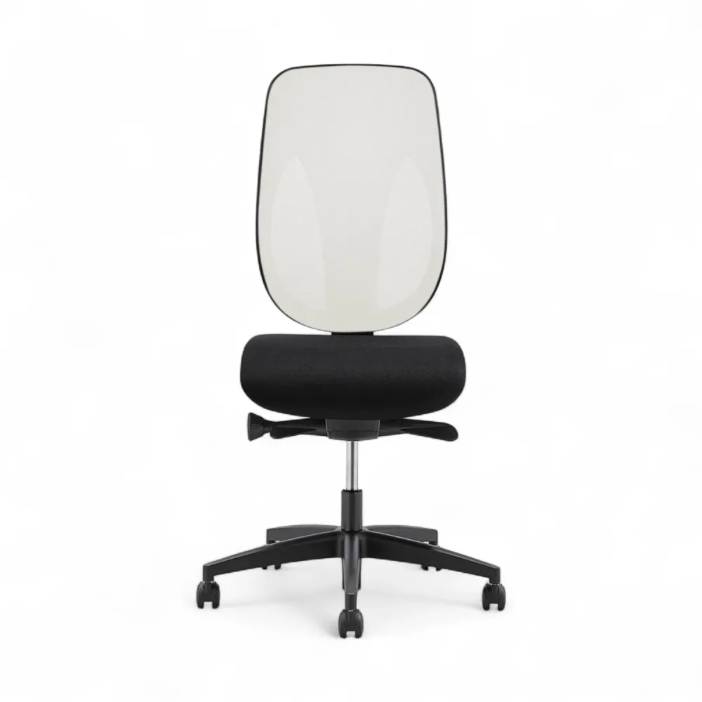 Bürostuhl Giroflex 353-4029 ohne Kopfstütze & ohne Armlehnen Weiss/Schwarz, Neu, Ergonomischer Stuhl - ideal für flexibles Arbeiten