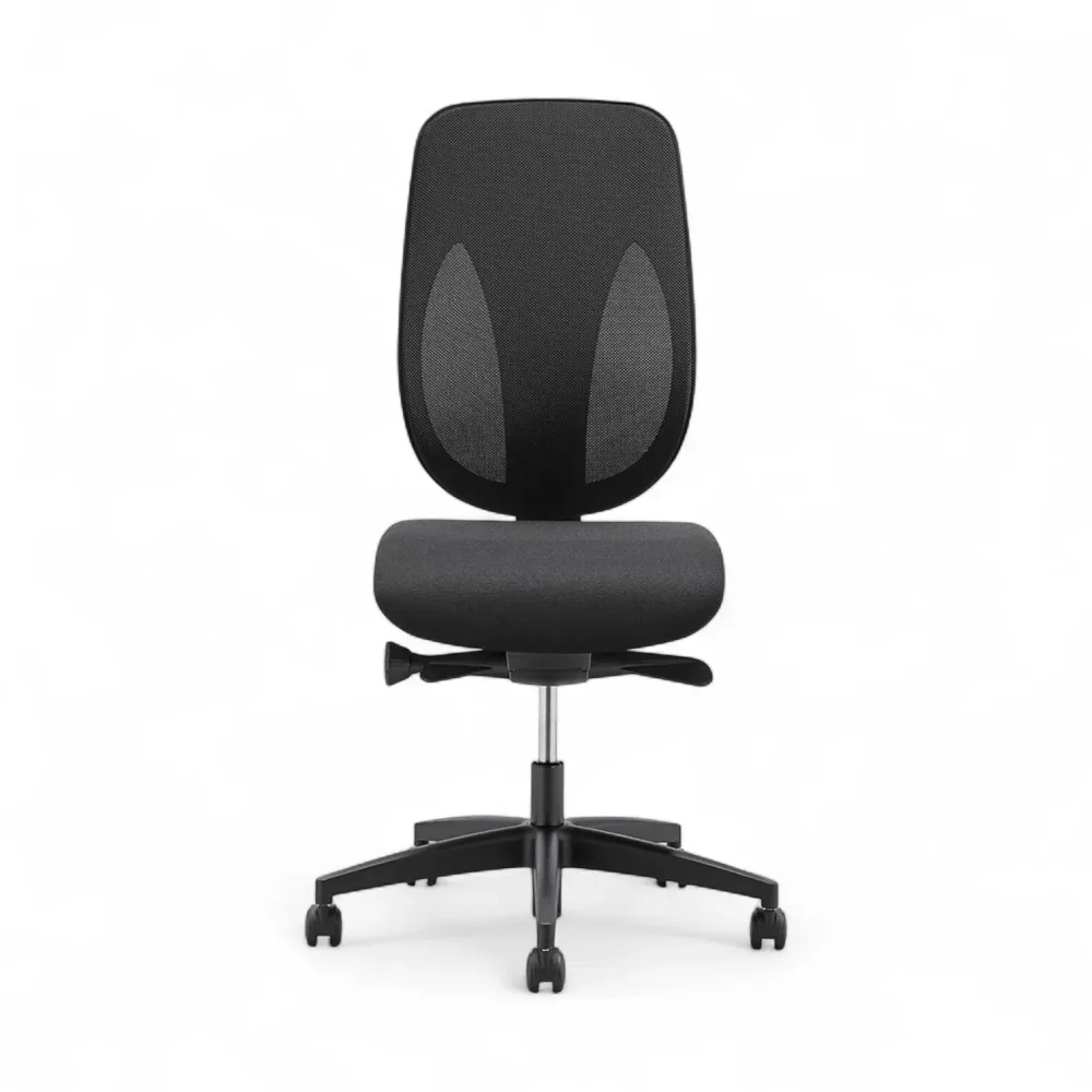 Bürostuhl Giroflex 353-4029 ohne Kopfstütze & ohne Armlehnen Schwarz/Schwarz, Neu, Ergonomischer Stuhl - ideal für flexibles Arbeiten