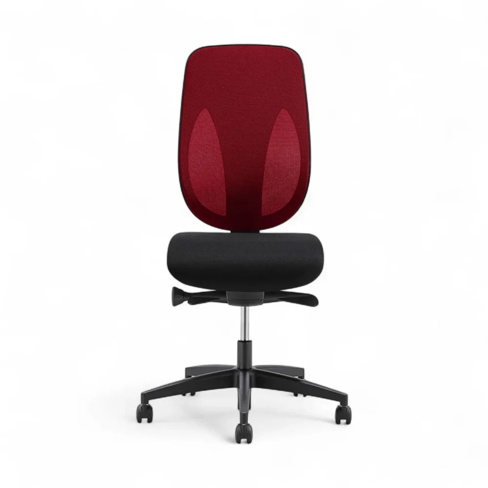 Bürostuhl Giroflex 353-4029 ohne Kopfstütze & ohne Armlehnen Rot/Schwarz, Neu, Ergonomischer Stuhl - ideal für flexibles Arbeiten