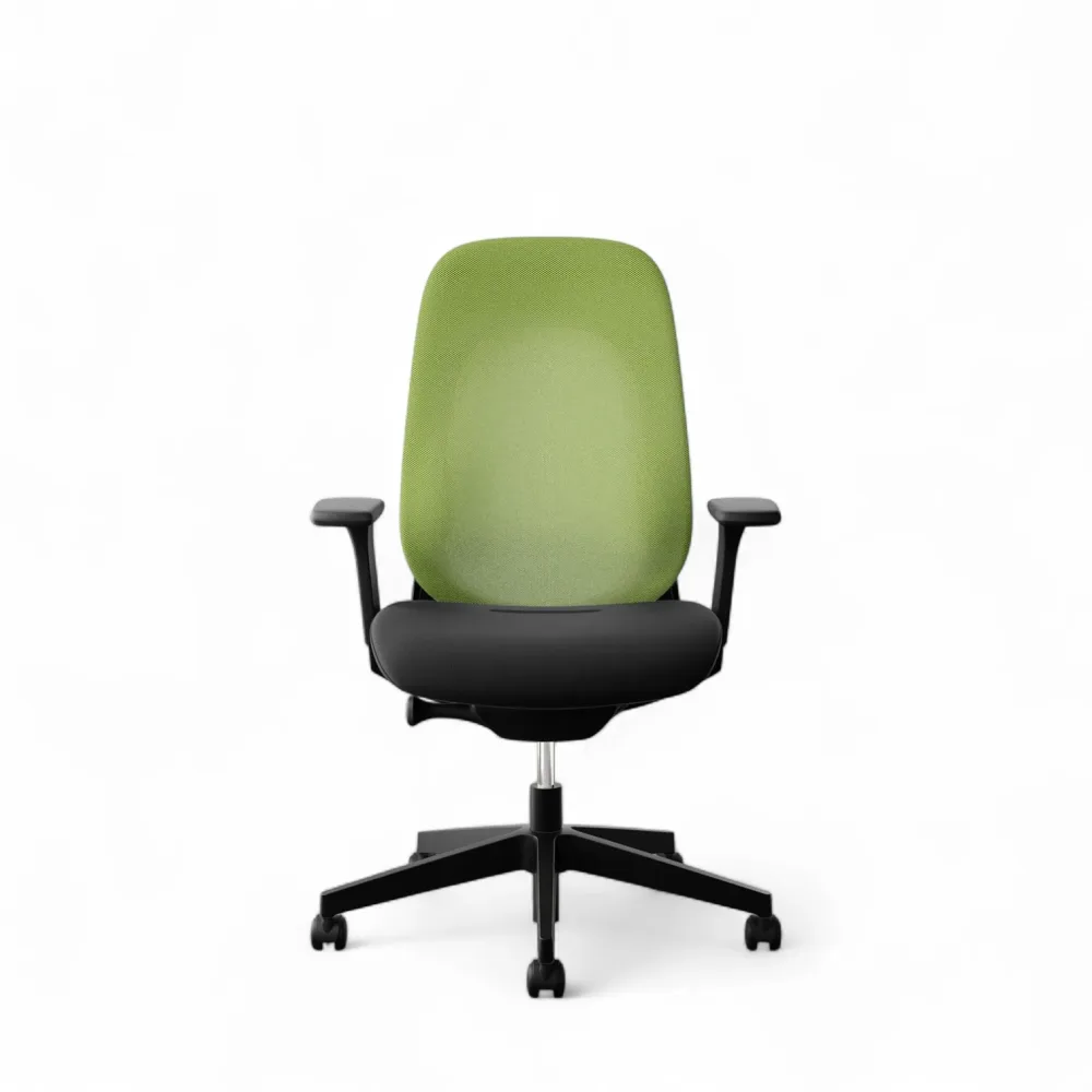Drehstuhl Giroflex 40-4049 mit 3D Armlehnen, Grün/Schwarz, Neu, Ergonomischer Stuhl - ideal für flexibles Arbeiten