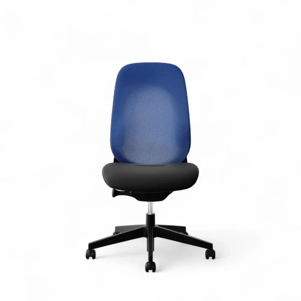 Drehstuhl Giroflex 40-4049 ohne Armlehnen, Blau/Schwarz, Neu, Ergonomischer Stuhl - ideal für flexibles Arbeiten
