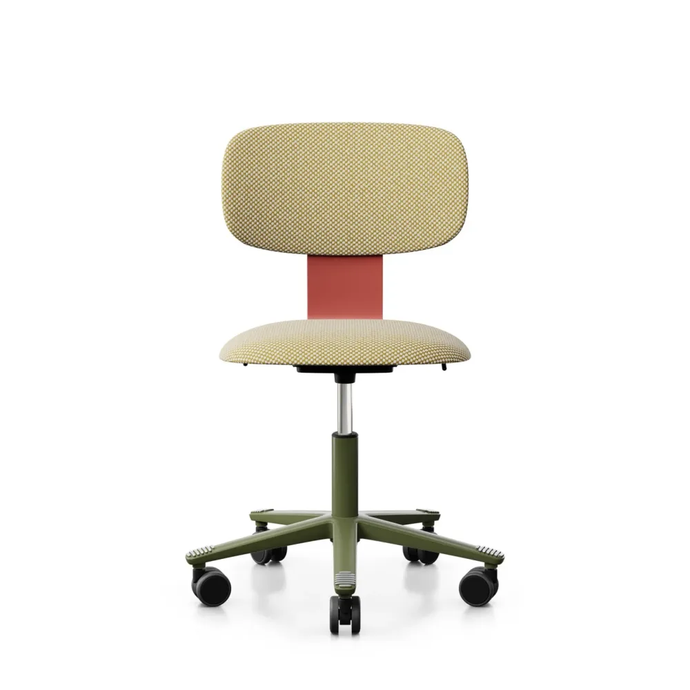 Arbeitsstuhl HAG Tion 2160 ohne Armlehnen, Gelb/Grün, Neu, Ergonomischer Stuhl - ideal für flexibles Arbeiten