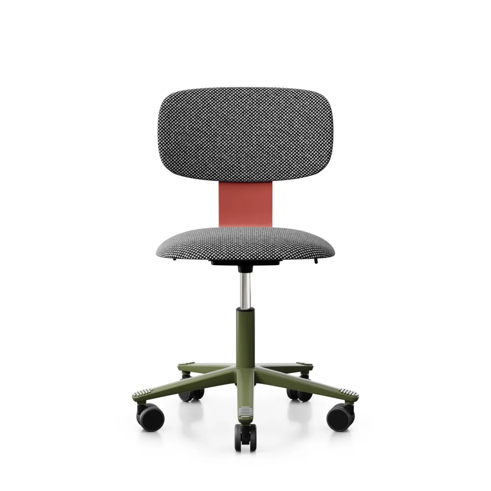 Arbeitsstuhl HAG Tion 2160 ohne Armlehnen, Grau/Grün, Neu, Ergonomischer Stuhl - ideal für flexibles Arbeiten