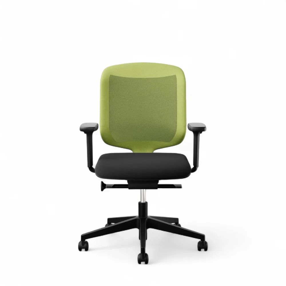 Bürostuhl Giroflex 434 Chair 2 Go mit 1D Armlehnen, Grün/Schwarz, Neu, Ergonomischer Stuhl - ideal für flexibles Arbeiten