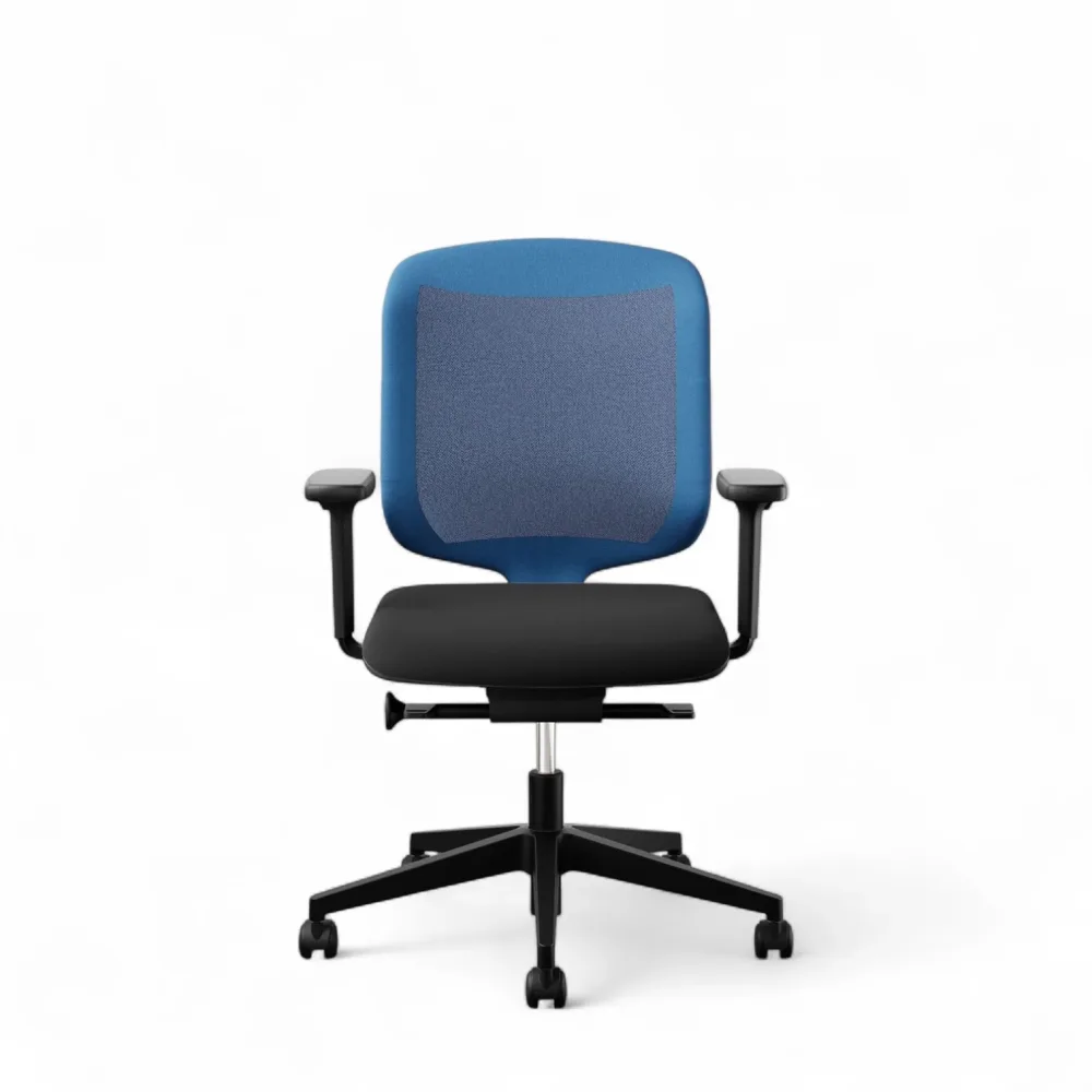 Bürostuhl Giroflex 434 Chair 2 Go mit 1D Armlehnen, Blau/Schwarz, Neu, Ergonomischer Stuhl - ideal für flexibles Arbeiten