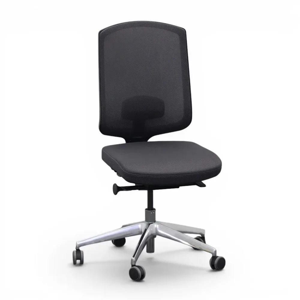 Bürodrehstuhl Mdd SAVA ohne Armlehnen, Anthrazit, Neu, Ergonomischer Stuhl - ideal für flexibles Arbeiten