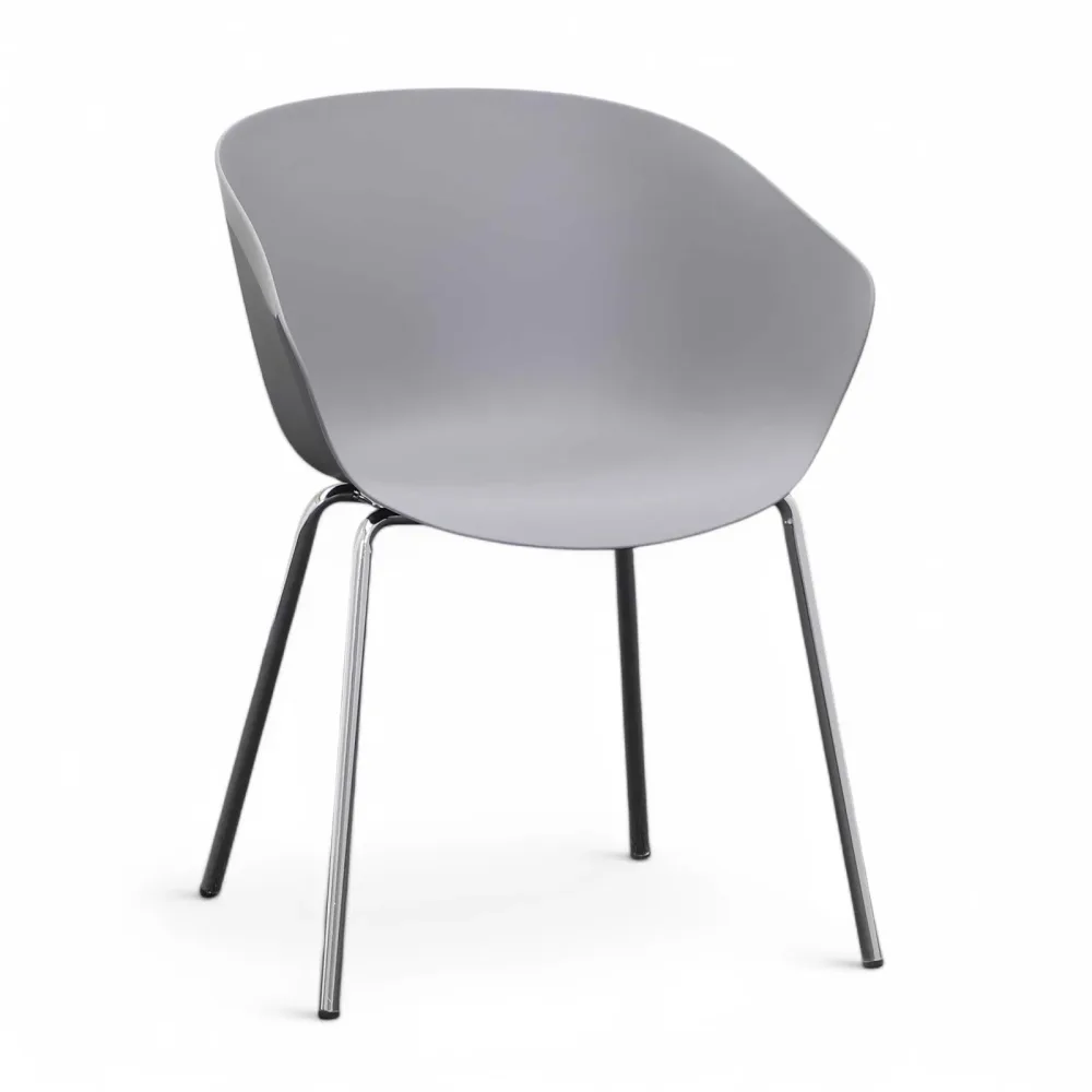 Besucherstuhl Milani Stay Dunkelgrau, Neu - Perfekt für komfortables Sitzen