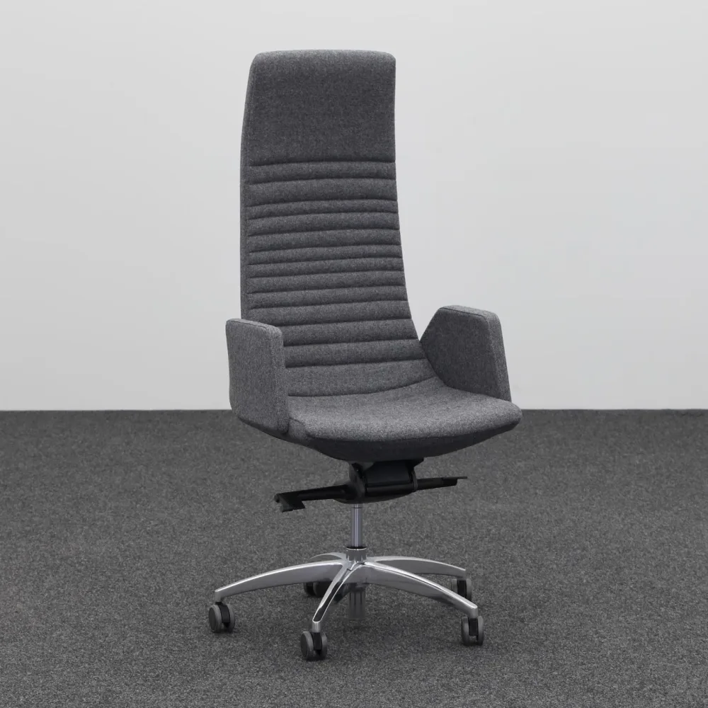 Bürodrehstuhl Narbutas North Cape mit Fixarmlehnen, Anthrazit, Neu, Ergonomischer Stuhl - ideal für flexibles Arbeiten