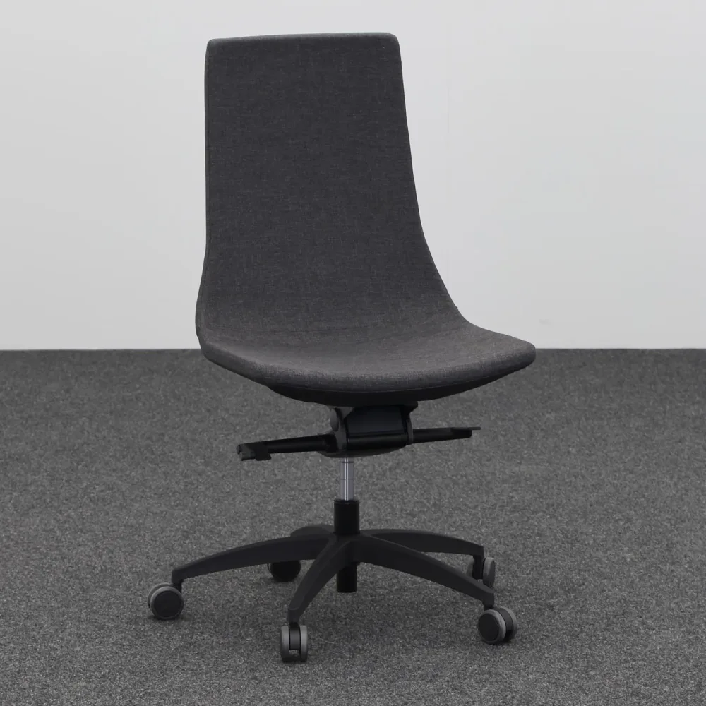 Bürodrehstuhl Narbutas North Cape ohne Armlehnen, Anthrazit, Neu, Ergonomischer Stuhl - ideal für flexibles Arbeiten