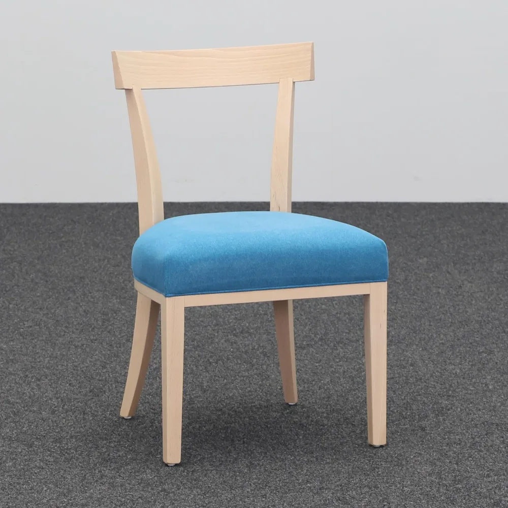 4-Fuss Stuhl Sedex Victor Blau ohne Armlehnen, Neu – Perfekt für Büro und Empfang