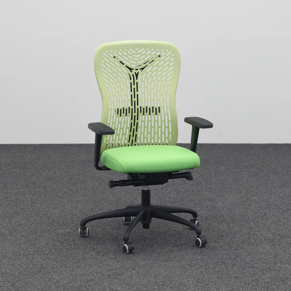 Bürodrehstuhl Moving Chairs mit 1D Armlehnen, Grün, Neu, Ergonomischer Stuhl - ideal für flexibles Arbeiten