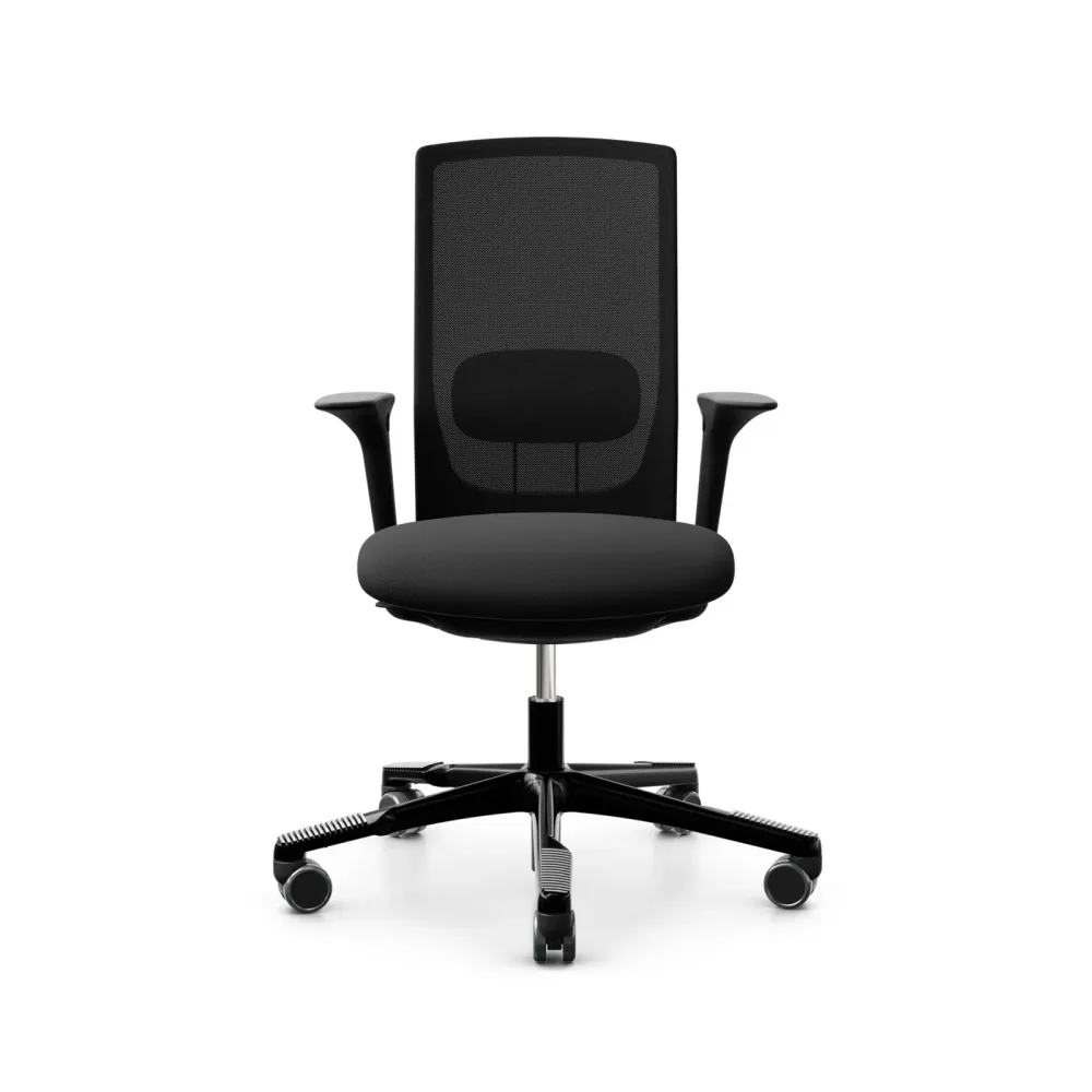 Bürodrehstuhl HAG Futu Mesh 1100-S mit 2D Armlehnen, Schwarz, Neu, Ergonomischer Stuhl - ideal für flexibles Arbeiten