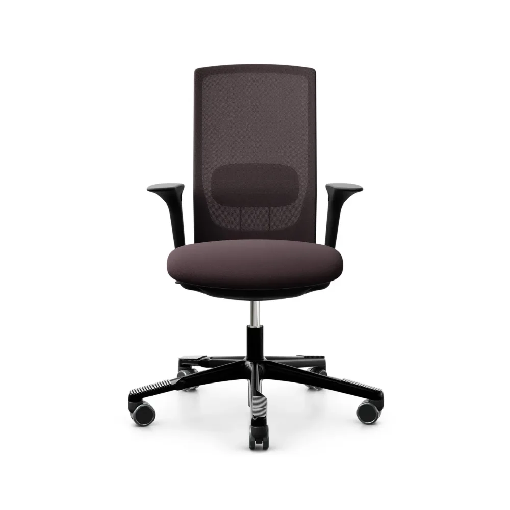 Bürodrehstuhl HAG Futu Mesh 1100-S mit 2D Armlehnen, Violett, Neu, Ergonomischer Stuhl - ideal für flexibles Arbeiten