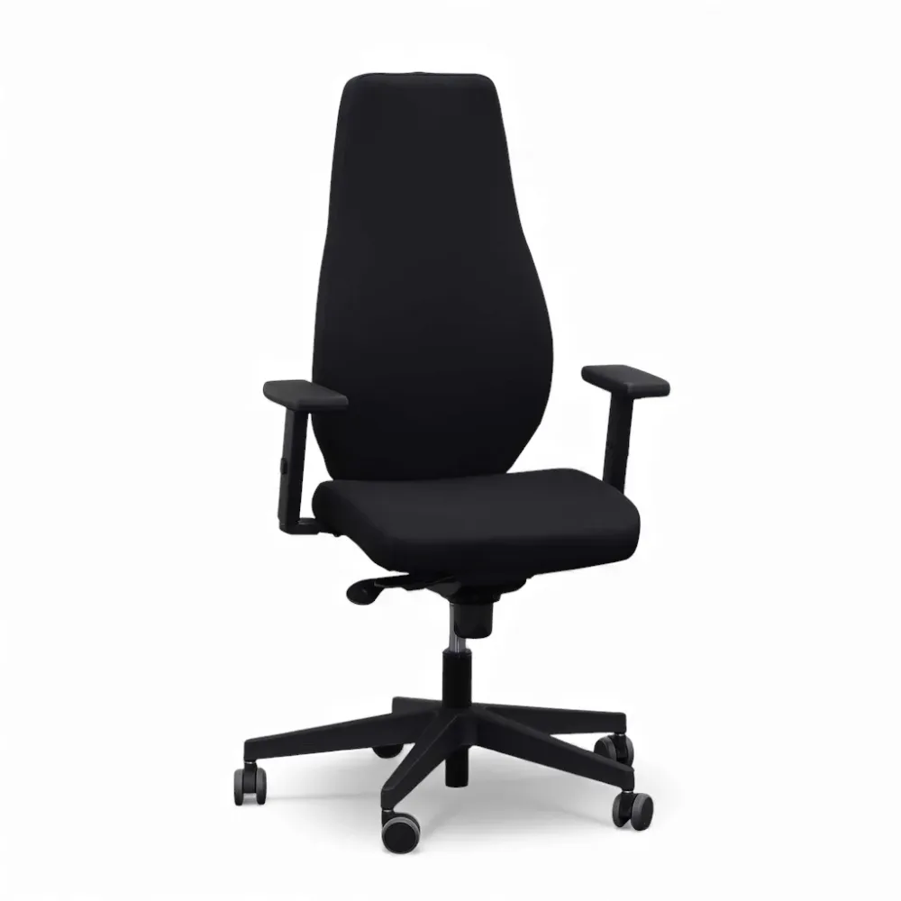 Bürodrehstuhl Nowy Styl Bjarg mit 3D Armlehnen, Schwarz, Neu, Ergonomischer Stuhl - ideal für flexibles Arbeiten