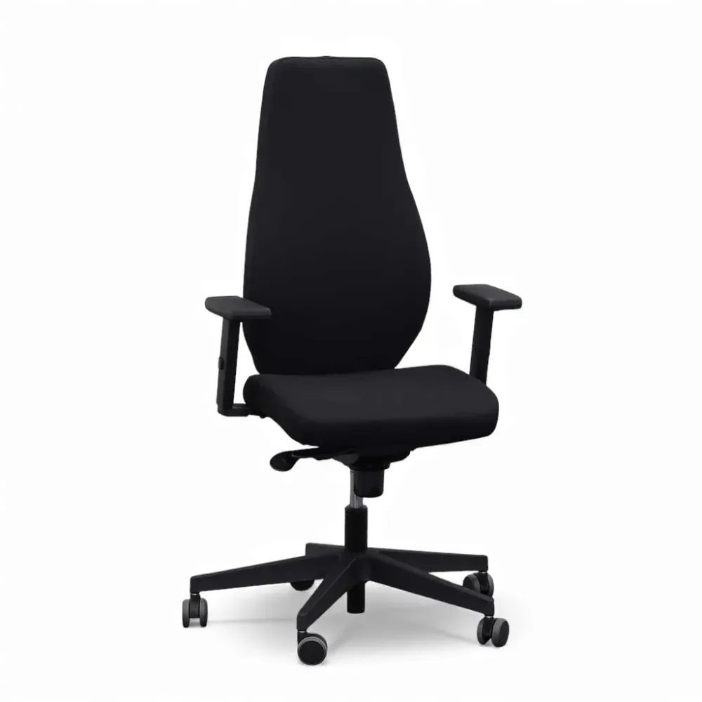 Bürodrehstuhl Nowy Styl Bjarg mit 3D Armlehnen, Schwarz, Neu, Ergonomischer Stuhl - ideal für flexibles Arbeiten