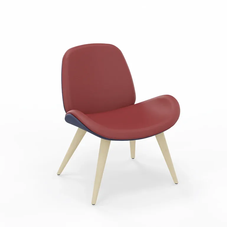 Lounge Sessel Nowy Styl Tilkka Rot, Neu