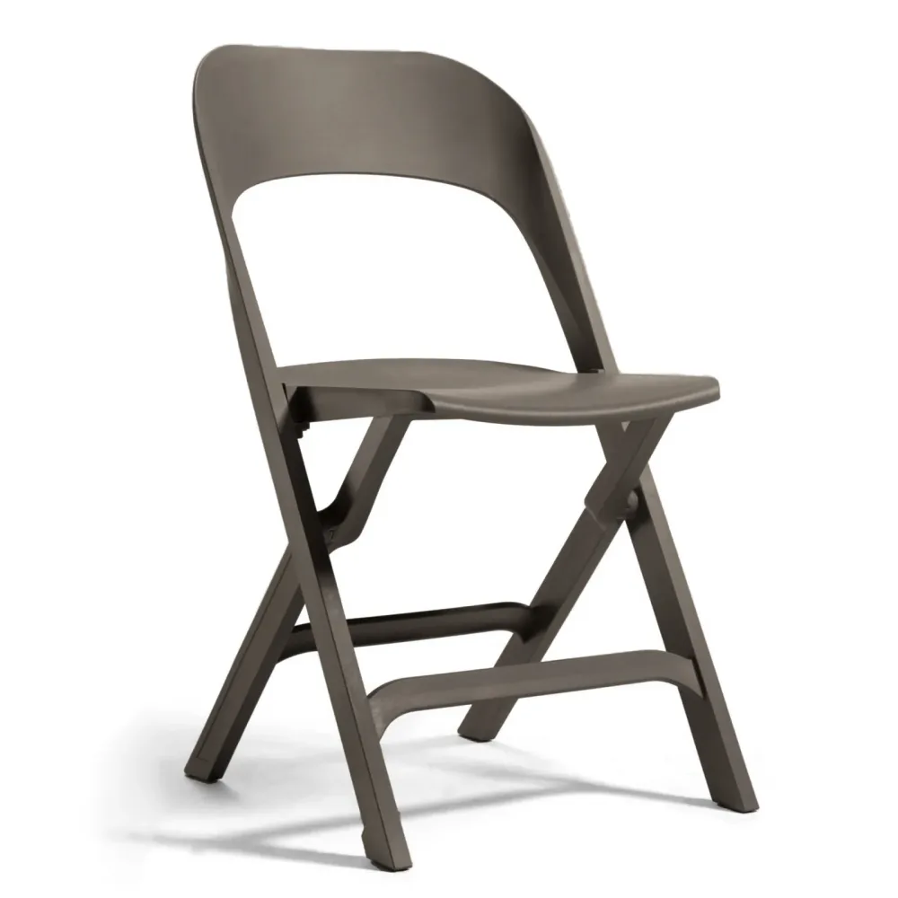 Outdoorstühle Gaber Flap Graubraun ohne Armlehnen, Neu - Perfekt für komfortables Sitzen