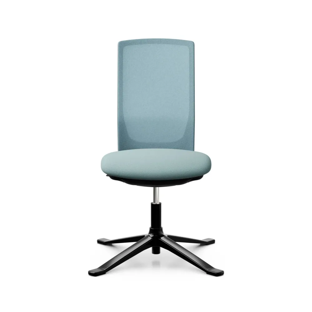 Konferenzstuhl HAG Futu Mesh Communication 1102-S ohne Armlehnen, Blau, Neu - Ergonomisch & Höhenverstellbar