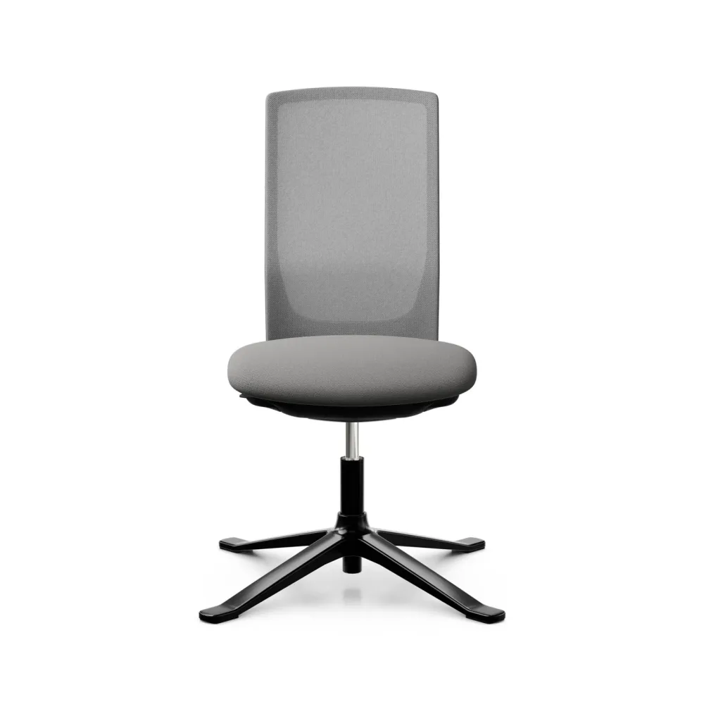 Konferenzstuhl HAG Futu Mesh Communication 1102-S ohne Armlehnen, Grau, Neu - Ergonomisch & Höhenverstellbar