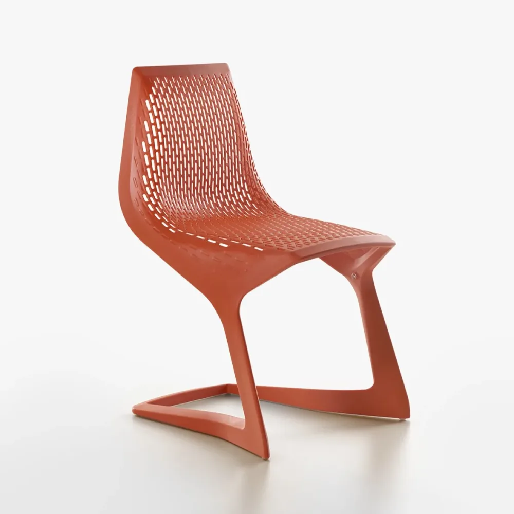 Plank Myto Chair Orange ohne Armlehnen, Neu - Perfekt für komfortables Sitzen