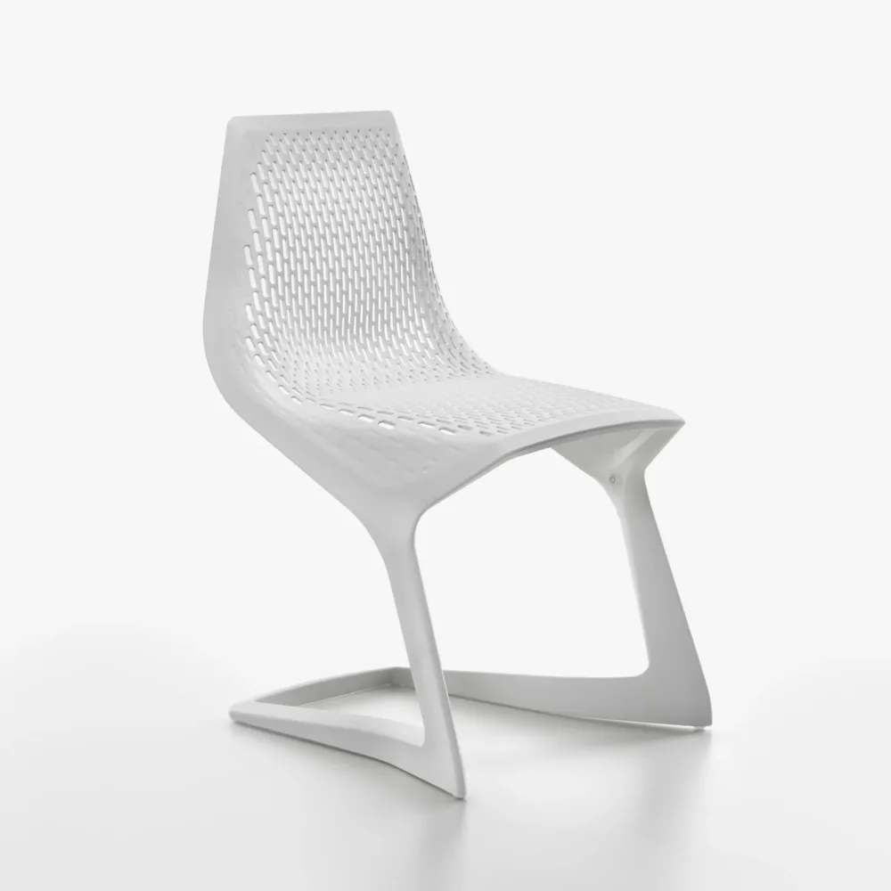 Plank Myto Chair Weiss ohne Armlehnen, Neu - Perfekt für komfortables Sitzen