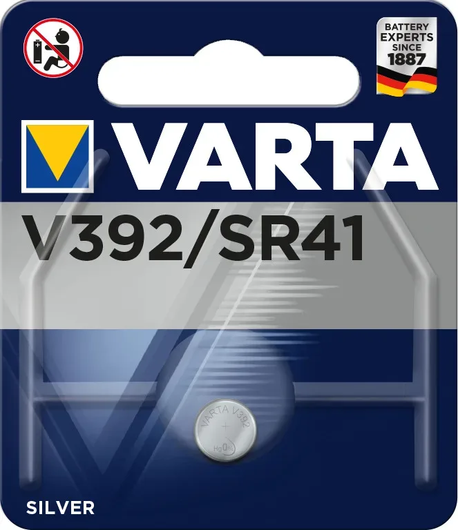VARTA Knopfzelle 392101401 V392/SR41, 1 St&uuml;ck