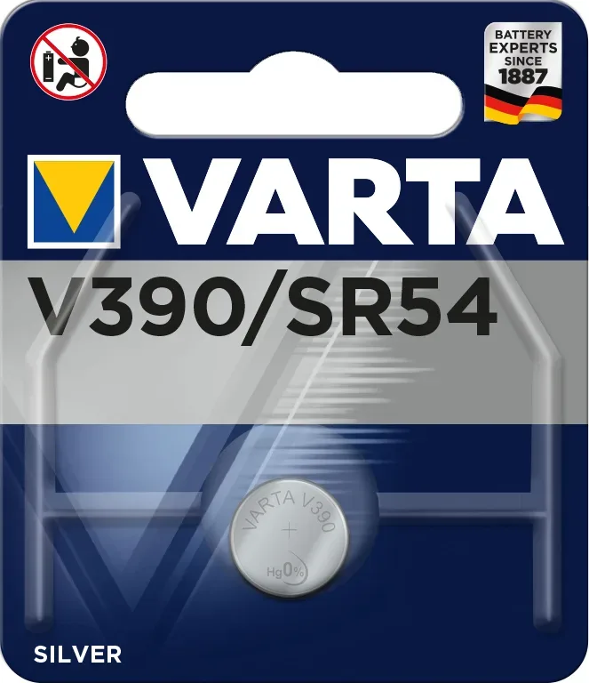 VARTA Knopfzelle 390101401 V390/SR54, 1 St&uuml;ck