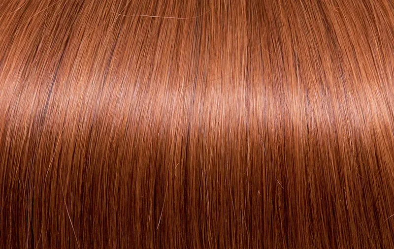 Seiseta Classic Keratin Fusion Glatt 130 Kupferrot Hellblond 60/65 cm