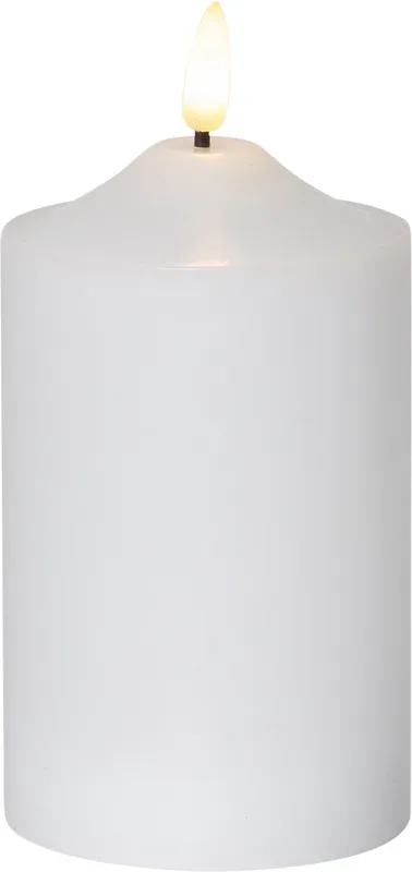 STAR TRADING LED Kerze Flamme 15cm 12.064-08 weiss