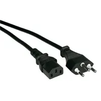 VALUE Netzkabel Black 19.99.1220 T12 auf C13 1.8m