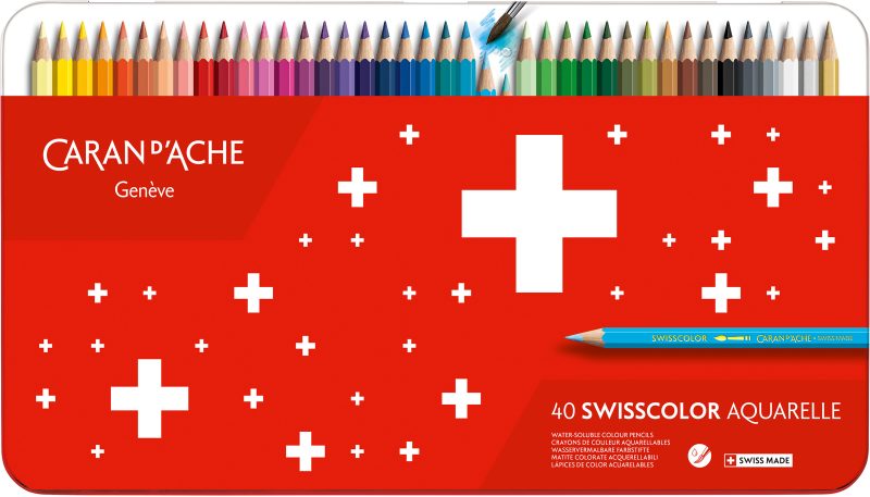 Caran d'Ache - Farbstifte, 34X19X1.3CM, Multicolor